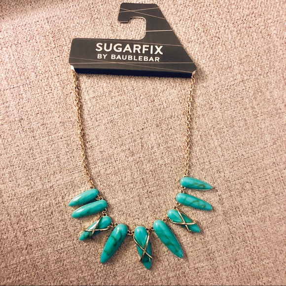 BaubleBar Jewelry - NWT Sugarfix Turquoise Statement Necklace BaubleBar Jewelry - NWT Sugarfix Turquoise Statement Necklace